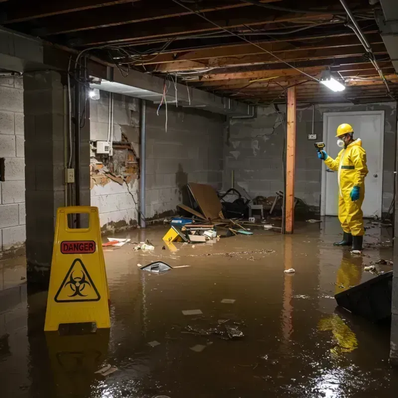 Flooded Basement Electrical Hazard in Boone County, MO Property